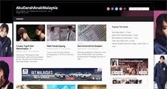 Desktop Screenshot of blog.akudarahanakmalaysia.net