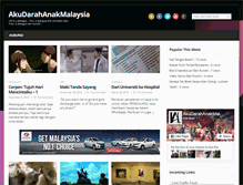 Tablet Screenshot of blog.akudarahanakmalaysia.net